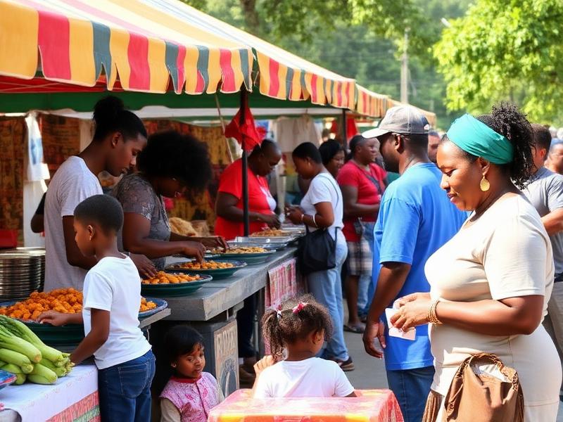 Community vendor market